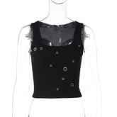 Diem Eyelet Tube Top