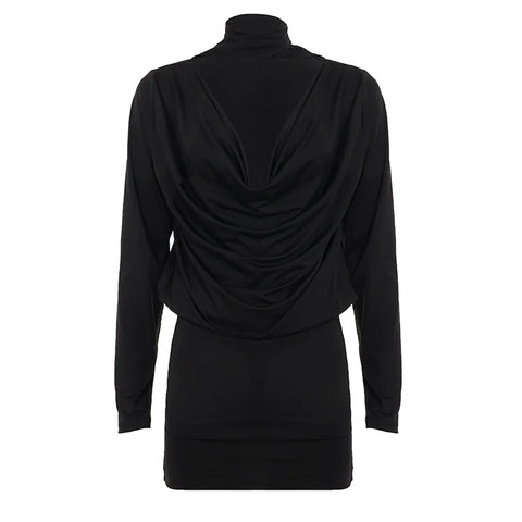 Monica Collared Bodycon Mini Dress