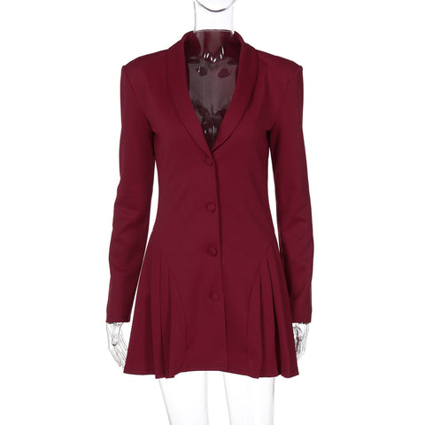 Louella Collared Ruffle Mini Dress