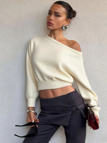Aisha Knit One Shoulder Top