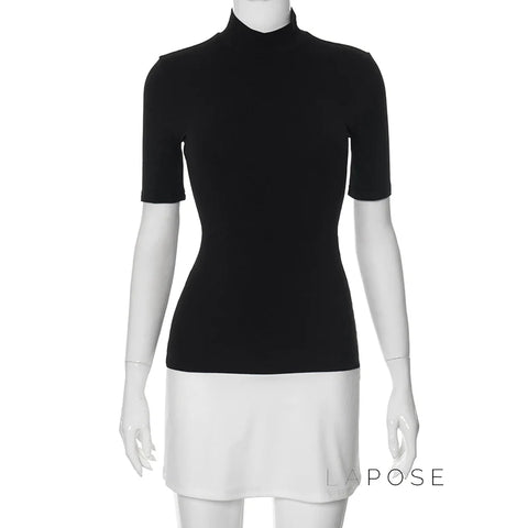 Anabell Contrast Bodycon Mini Dress