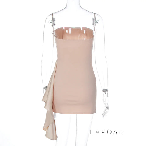 Audrina Satin Bodycon Mini Dress