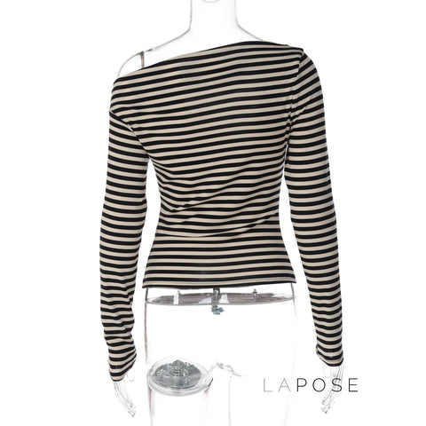Filomena Off-Shoulder Striped Top