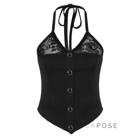 Heavenlee Lace Halter Top