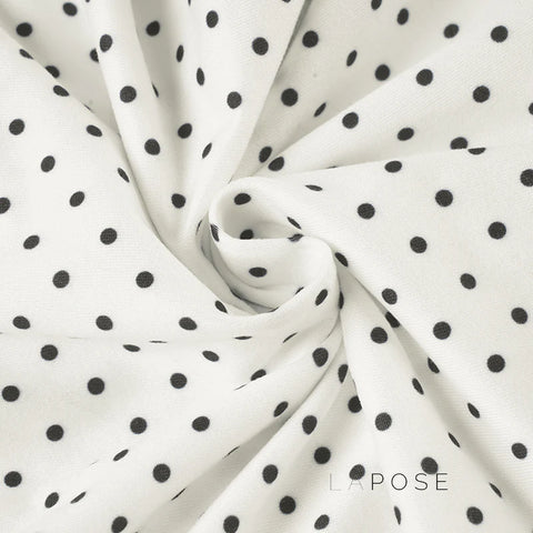 Jumana Polka Dot Smocked Mini Dress