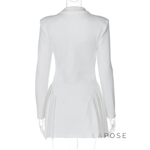Louella Collared Ruffle Mini Dress