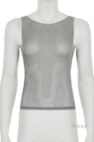 Mabry Sparkle Mesh Camisole