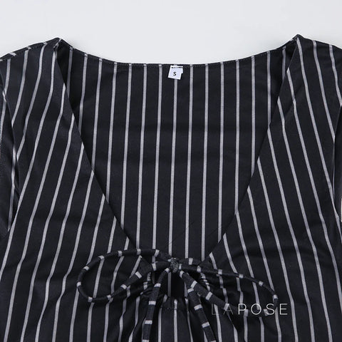 Maybelline Striped Lace-Up Camisole