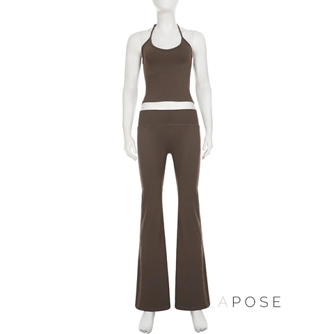 Samyra Halter Backless Pant Set
