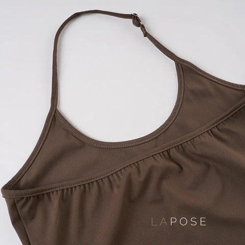 Samyra Halter Backless Pant Set