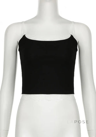 Talynn Black Lace Camisole