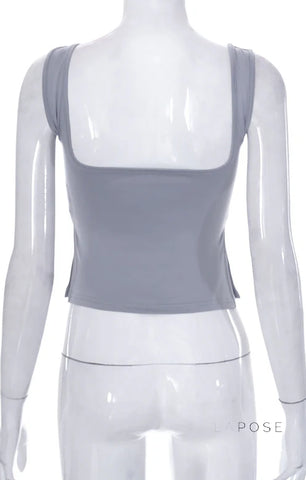 Ziona Square Neck Crop Top